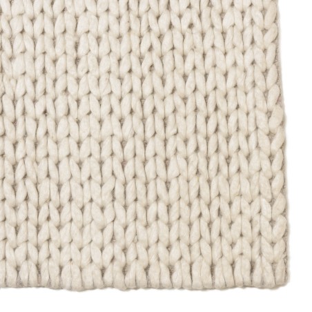 Quentin Rectangular Rug 200x290cm in Ecru Woven Wool