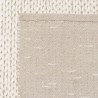 Quentin Rectangular Rug 200x290cm in Ecru Woven Wool