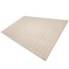 Quentin Rectangular Rug 160x230cm - Beige Woven Wool