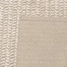 Tapis rectangulaire QUENTIN 200x290cm en laine tissée beige