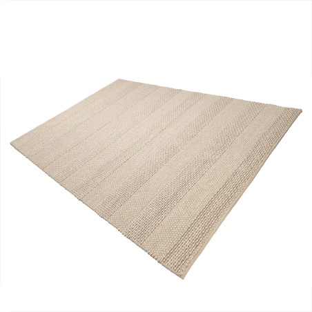 Quentin Rectangular Rug 160x230cm - Linen-Colored Wool