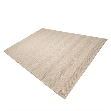 Quentin Rectangular Rug 200x290cm - Linen-Colored Wool