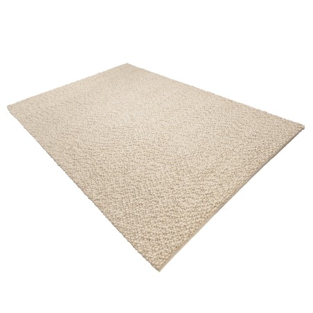 Quentin Rectangular Rug 160x230cm - Beige Looped Wool