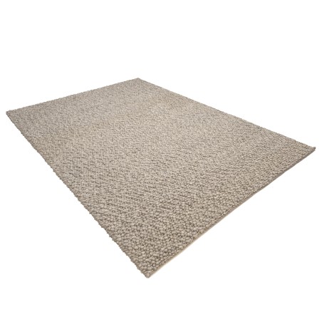 Quentin Rectangular Rug 160x230cm - Taupe Looped Wool