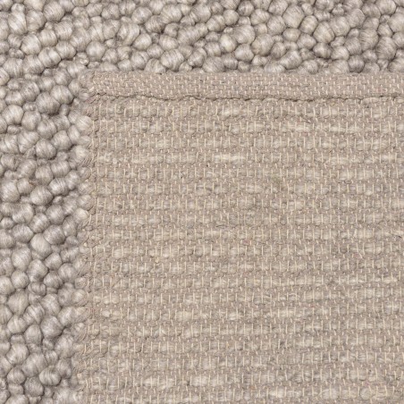 Quentin Rectangular Rug 160x230cm - Taupe Looped Wool