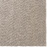 Tapis rectangulaire QUENTIN 200x290cm en laine bouclée taupe