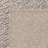 QUENTIN Rectangular Rug 200x290cm in Taupe Looped Wool