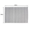 Quentin Rectangular Outdoor Rug 160x230cm Grey/White