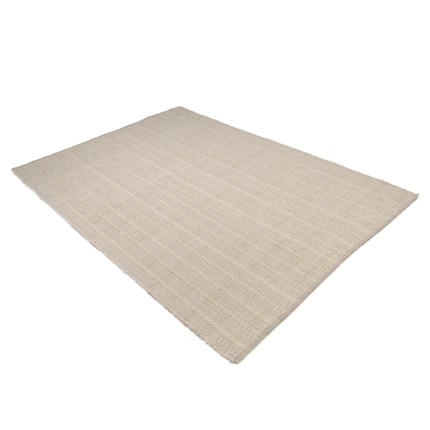 SACHA Rectangular Rug 160x230cm in Recycled Cotton - Ivory