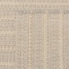 Tapis rectangulaire en coton recyclé 200x290cm - couleur ivoire