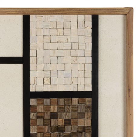 SANDY - Wall decoration 82x82cm Tricolour Mosaic