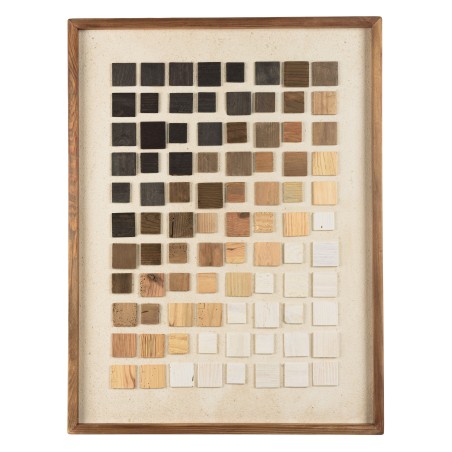 SANDY Wall Decoration 62x82cm Mosaic Gradient in Recycled Pine
