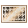 SANDY - Wall Decoration 82x122cm Mosaic Gradient in Recycled Pine