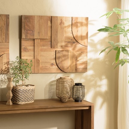 SANDY - Wall decoration A 98x80cm Geometric Shapes Recycled Pine