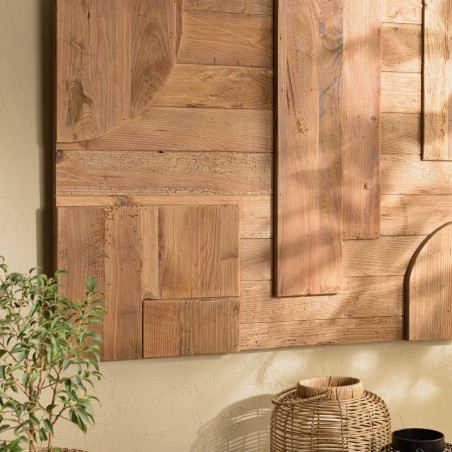 SANDY - Wall decoration A 98x80cm Geometric Shapes Recycled Pine
