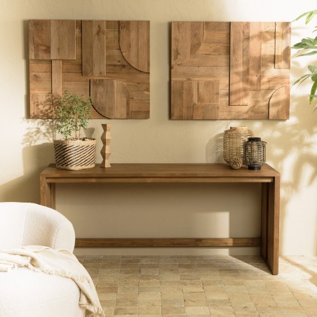 SANDY - Wall decoration B - 98x80cm Geometric Shapes Recycled Pine