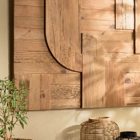 SANDY - Wall decoration C - 98x80cm Geometric Shapes Recycled Pine