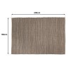 Tapis QUENTIN en jute et coton 160x230cm