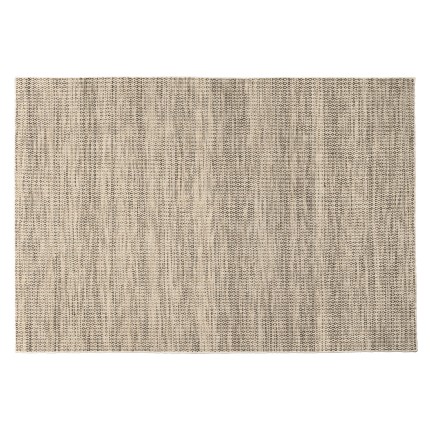 Tapis QUENTIN en laine tissée blanc et kaki 160x230cm