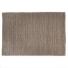 Quentin Rectangular Rug 200x290 cm - Jute & Cotton - Sand & Black