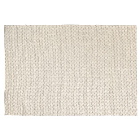 Quentin Rectangular Rug 160x230cm - Ecru Woven Wool