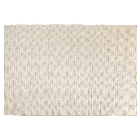 Tapis rectangulaire QUENTIN en laine écru 200x290cm