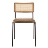 Lot de 2 chaises MARCEL en manguier - Style rétro et chaleureux
