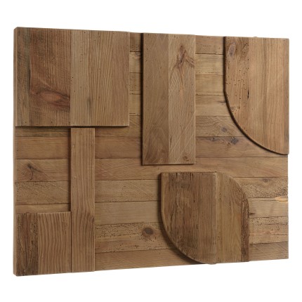 SANDY - Wall decoration A 98x80cm Geometric Shapes Recycled Pine