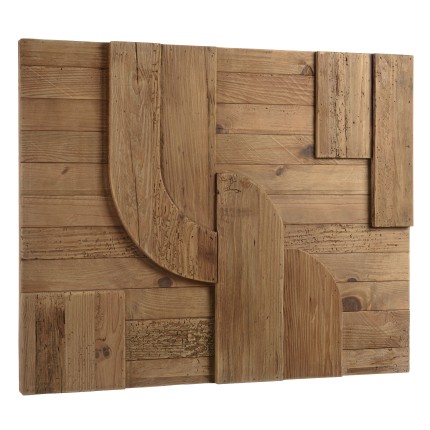 SANDY - Wall decoration C - 98x80cm Geometric Shapes Recycled Pine
