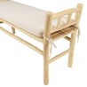 Banc WILL en branches de teck naturel