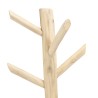 Porte-manteau WILL en teck naturel - 3 branches