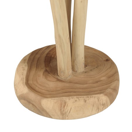 Porte-manteau WILL en teck naturel - 3 branches