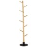 WILL Multi-Branch Coat Rack in Natural Teak - Organize Coats & Accessories