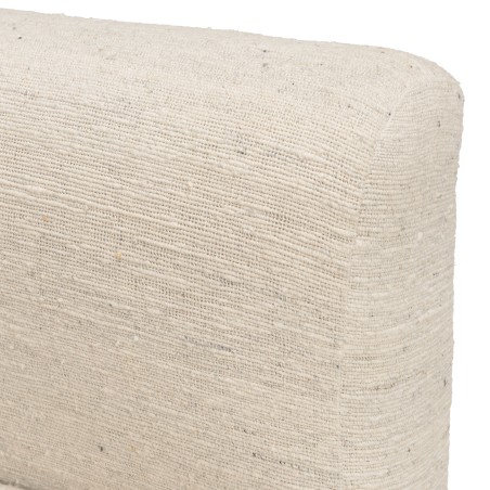 Canapé modulable GLORIA en coton gris et beige