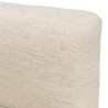 Canapé modulable GLORIA en coton gris et beige