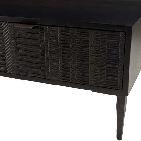 Table basse GLORIA en manguier noir