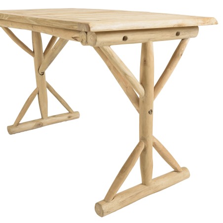 Bureau WILL en branches de teck naturel 120x60cm
