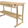 Console WILL en branches de teck naturel