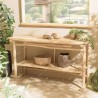 Console WILL en branches de teck naturel