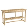 WILL Double Tray Console Table - Natural Teak Branches