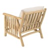 WILL - BORNEO Set: 2-Seater Sofa, 2 Armchairs, Teak Coffee Table