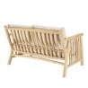 WILL - BORNEO Set: 2-Seater Sofa, 2 Armchairs, Teak Coffee Table