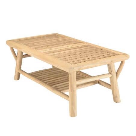 Ensemble BORNEO WILL : canapé 2 p. 2 fauteuils 1 table basse en teck