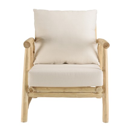 Ensemble MADURA WILL : canapé 2 p. 2 fauteuils en teck