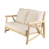 Ensemble MADURA WILL : canapé 2 p. 2 fauteuils en teck
