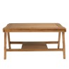 WILL - FLORES Set: 2-Seater Sofa, 2 Armchairs, 1 Teak Coffee Table