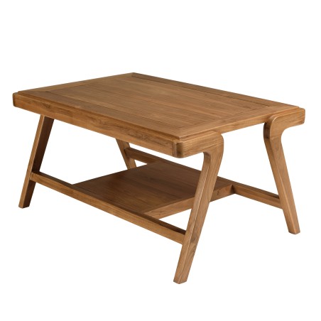 WILL - FLORES Set: 2-Seater Sofa, 2 Armchairs, 1 Teak Coffee Table