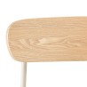Lot de 2 chaises écolier en bois de frêne