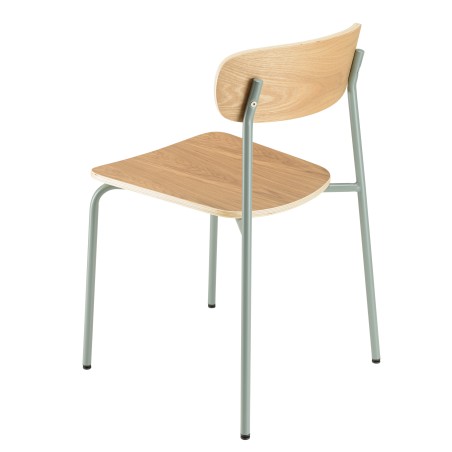 Lot de 2 chaises écolier bois de frêne