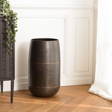 JOHAN Vase - Copper-Bronze-Colored Steel - 30.5cm x 52.5cm